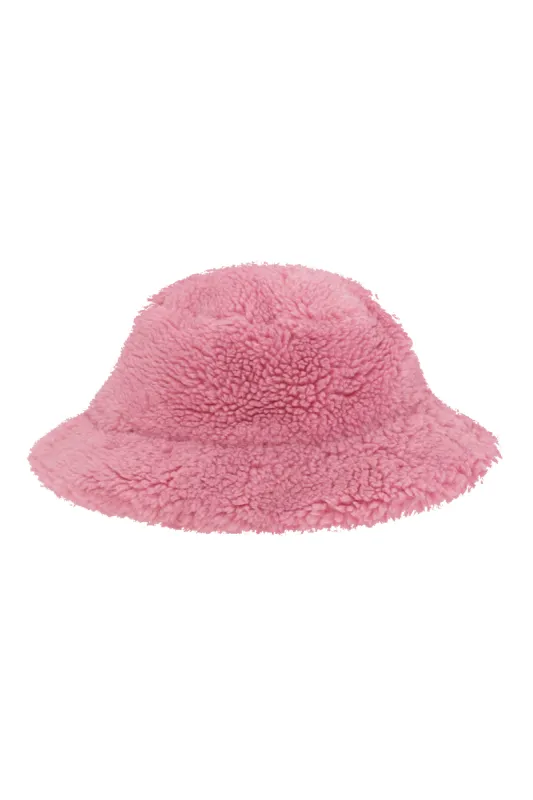 Maya Wool Bucket Hat Pink sold by Americandreams