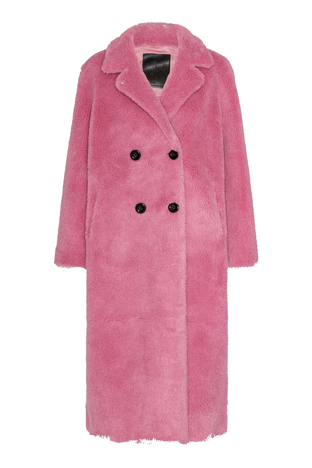 Fiona Long Coat Without Fur Pink sold by Americandreams