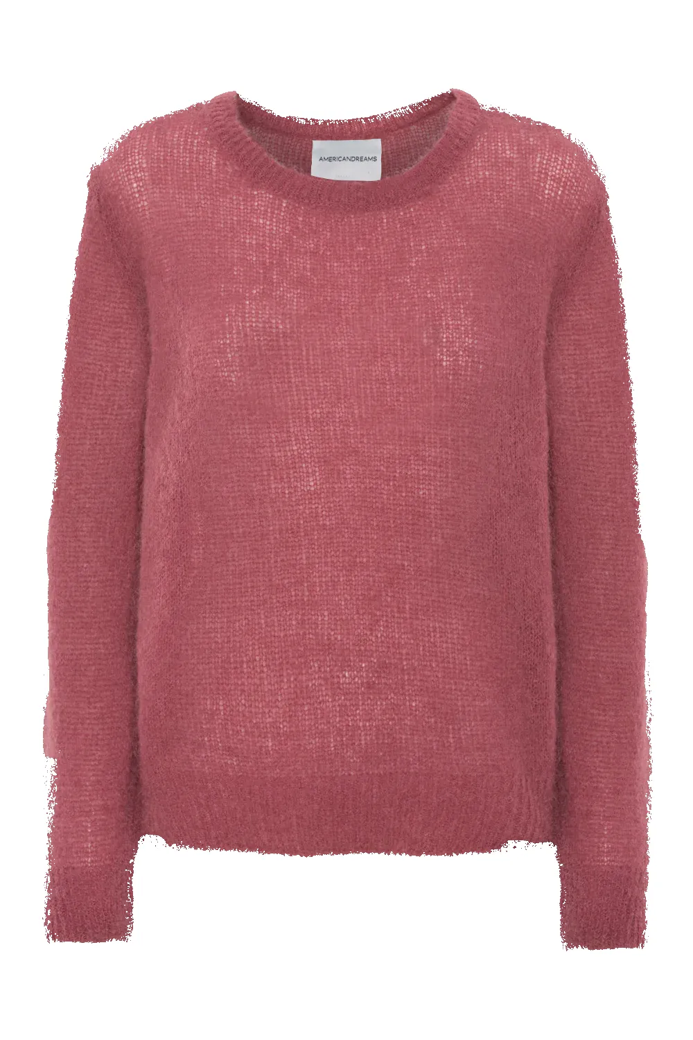 Ulla O Neck Knit Pullover Mauve - Sample sold by Americandreams