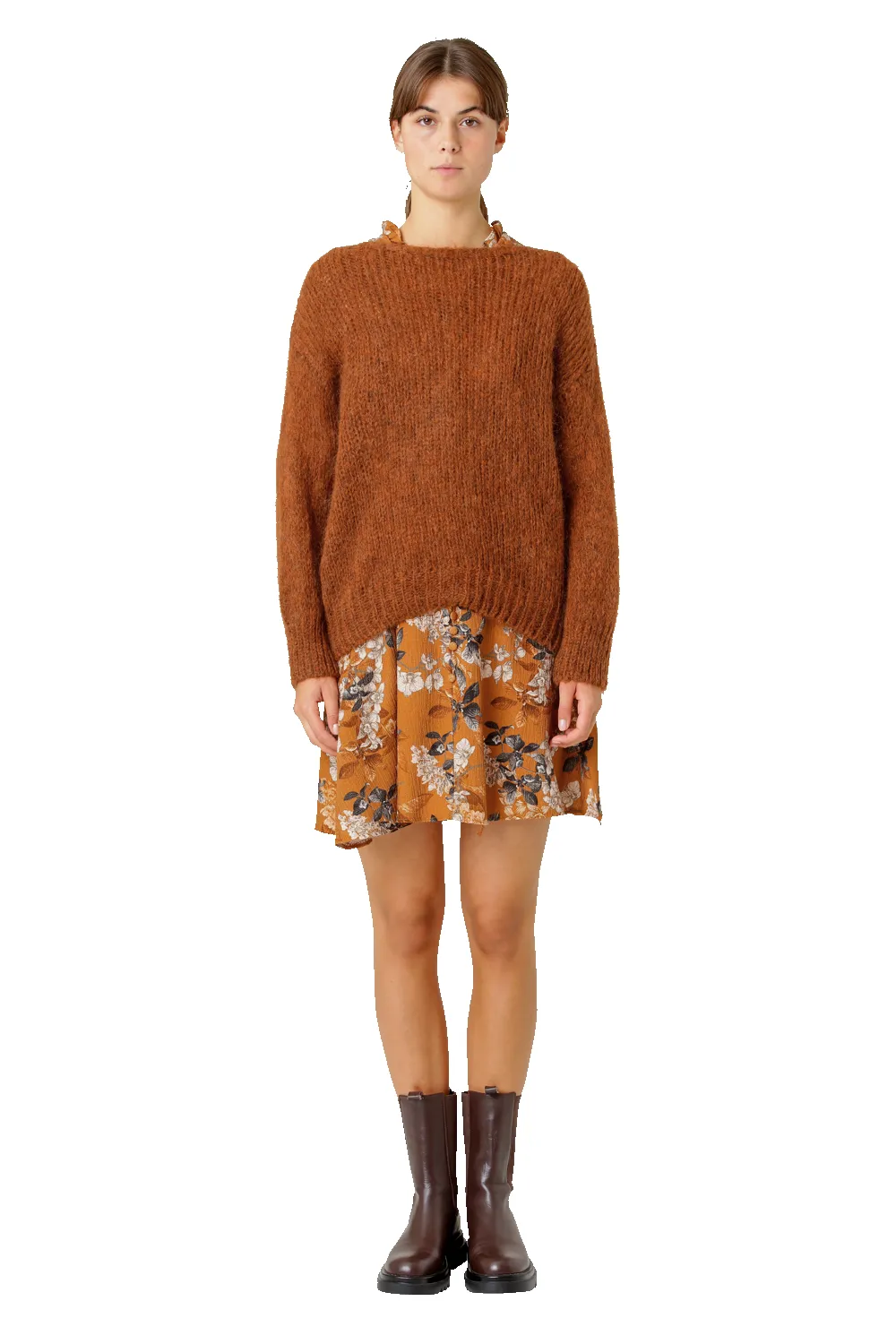 Amira Knit Pullover Rust sold by Americandreams product image thumbnail 2