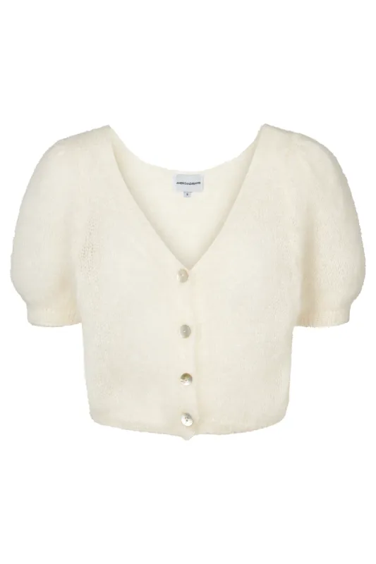 Harper Cardigan White sold by Americandreams