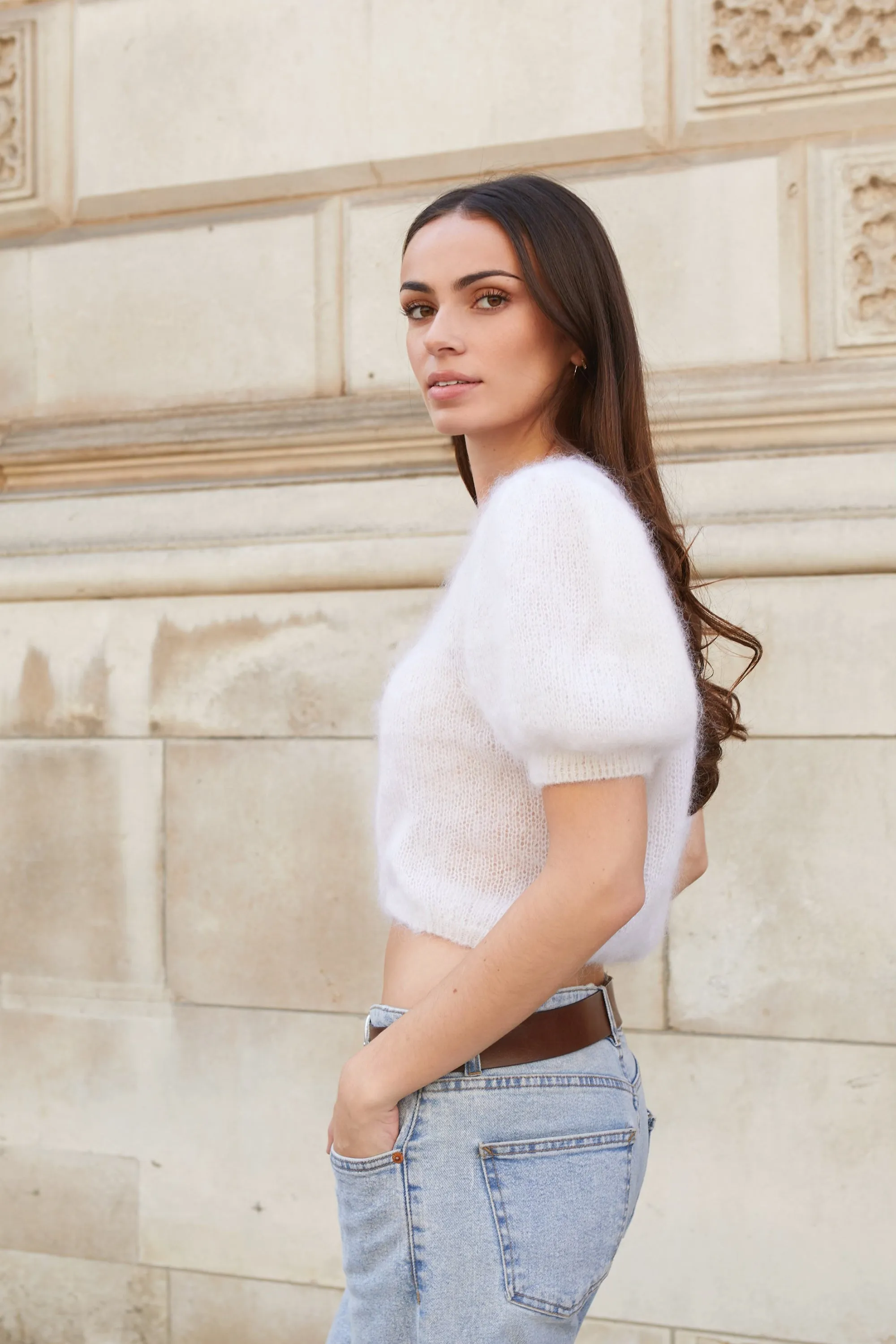 Harper Cardigan White sold by Americandreams product image thumbnail 3