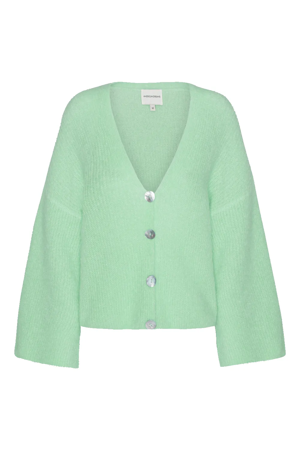 Sandra Oversized Cardigan Mint Green sold by Americandreams