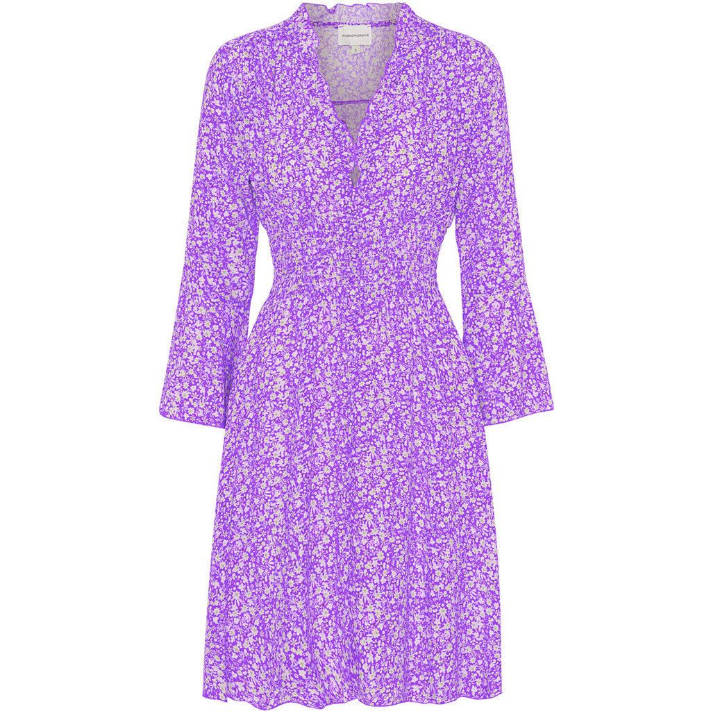 Sally Short Dress - Lilac Flower sold by American Dream
