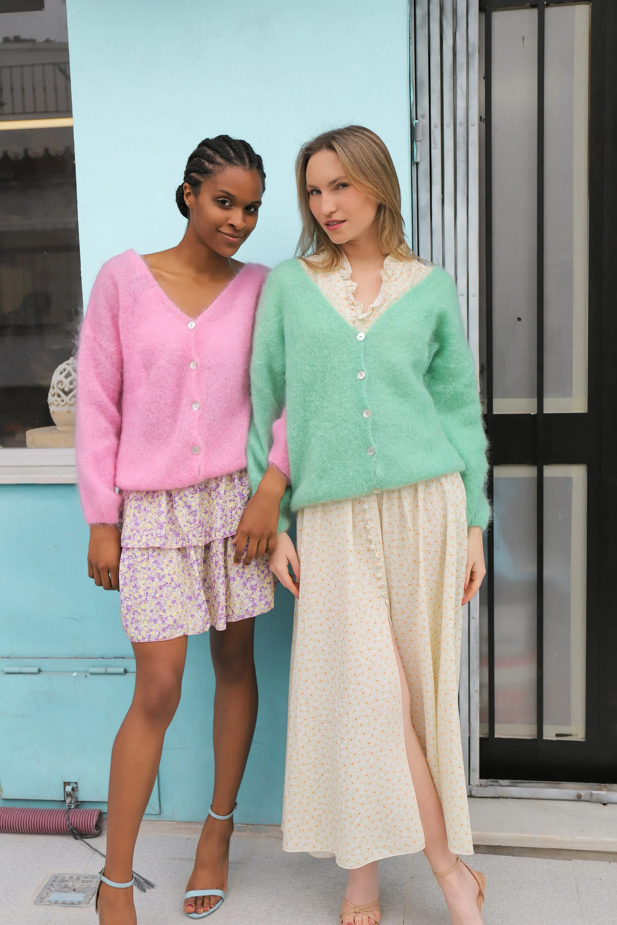 Cornelia LS Cardigan Mint Green sold by Americandreams product image thumbnail 4