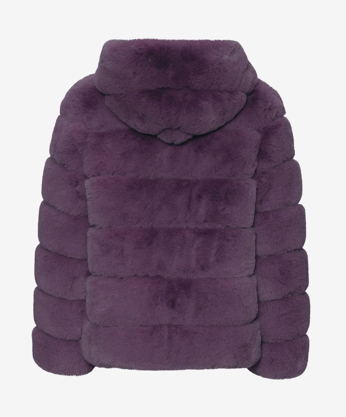 Blake Faux Fur Jacket Short Purple - Sample sold by Americandreams product image thumbnail 3