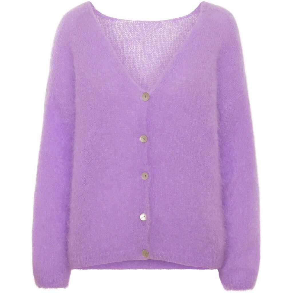 Cornelia LS Cardigan - Lilac sold by American Dream