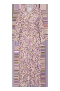 Sally Long Dress Lilac White Flowers sold by American Dream