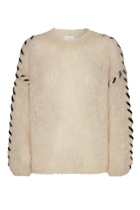 Catia Mohair Stitch Pullover Almond sold by Americandreams