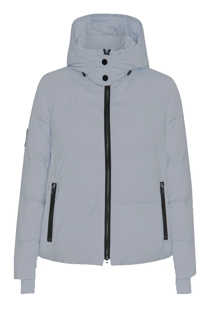 Daniye Short Down Jacket Dusty Blue - Sample sold by Americandreams