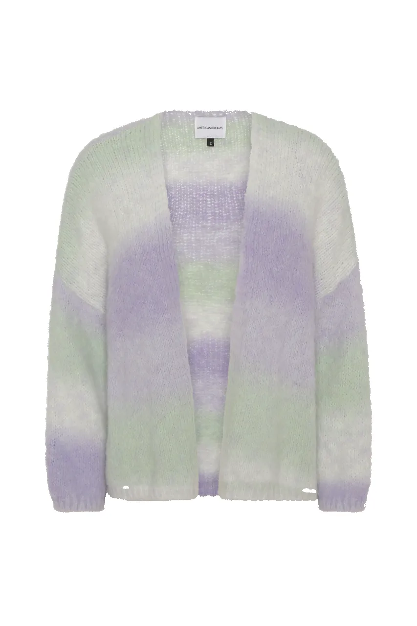 Caroline Cardigan Lilac Ombre - Sample sold by American Dream