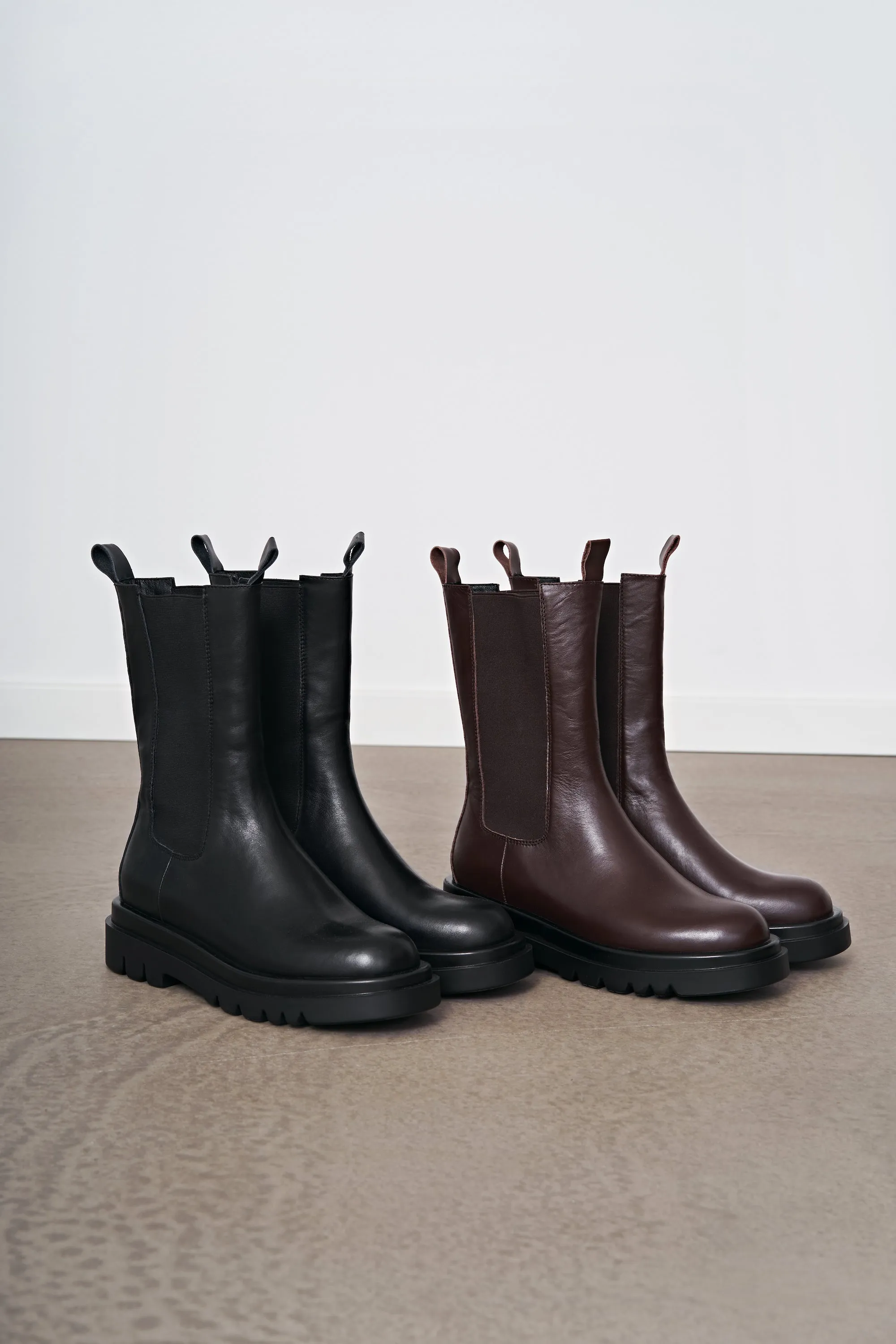 Kimora Leather Boots Dark Brown sold by Americandreams product image thumbnail 3