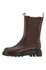 Kimora Leather Boots Dark Brown sold by Americandreams
