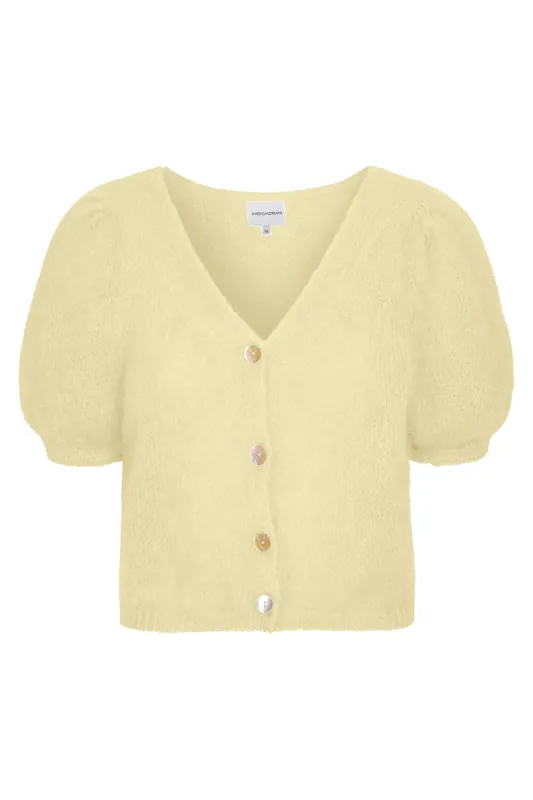 Harper Cardigan Light Yellow made by Americandreams