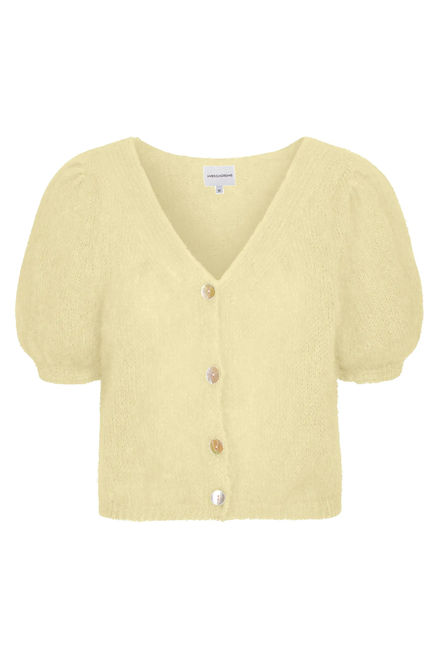 Harper Cardigan Light Yellow sold by American Dream