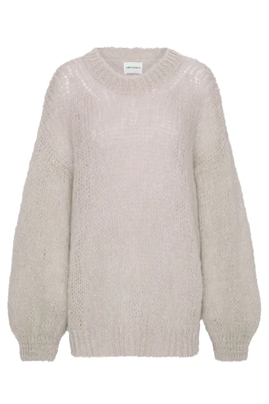 Pepper Round Neck Pullover Beige sold by Americandreams