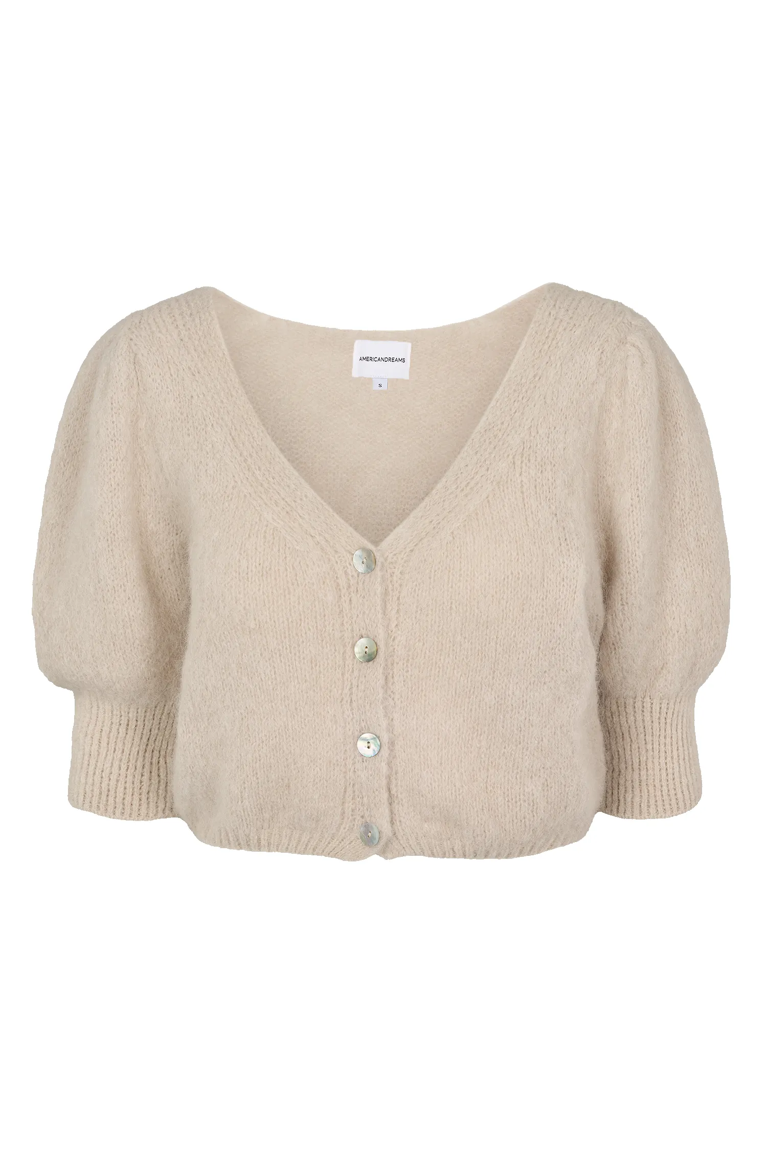 Manda Alpaca Cardigan Beige sold by Americandreams