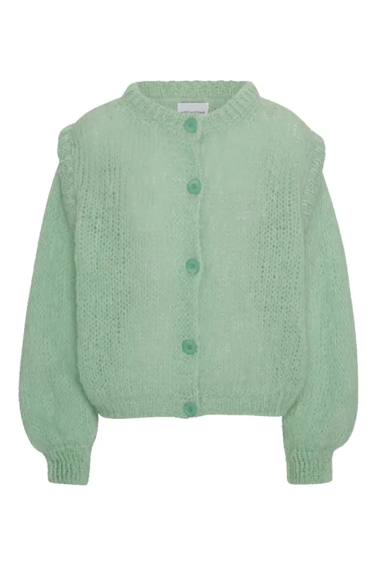 Olly Cardigan Mint Green sold by Americandreams