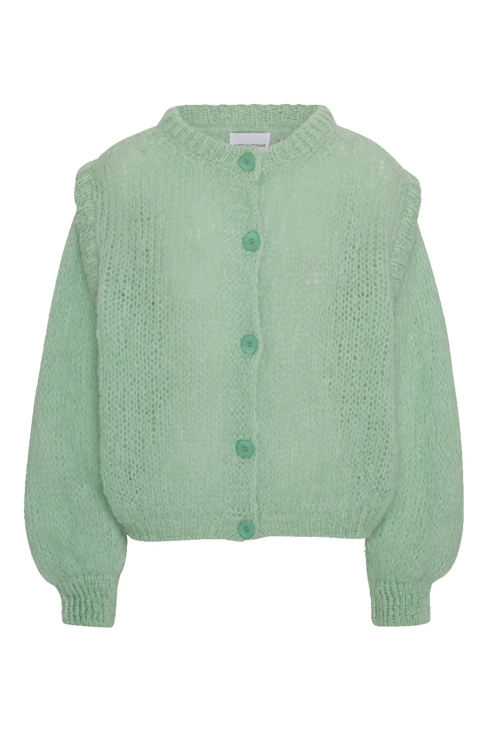 Olly Cardigan Mint Green sold by Americandreams