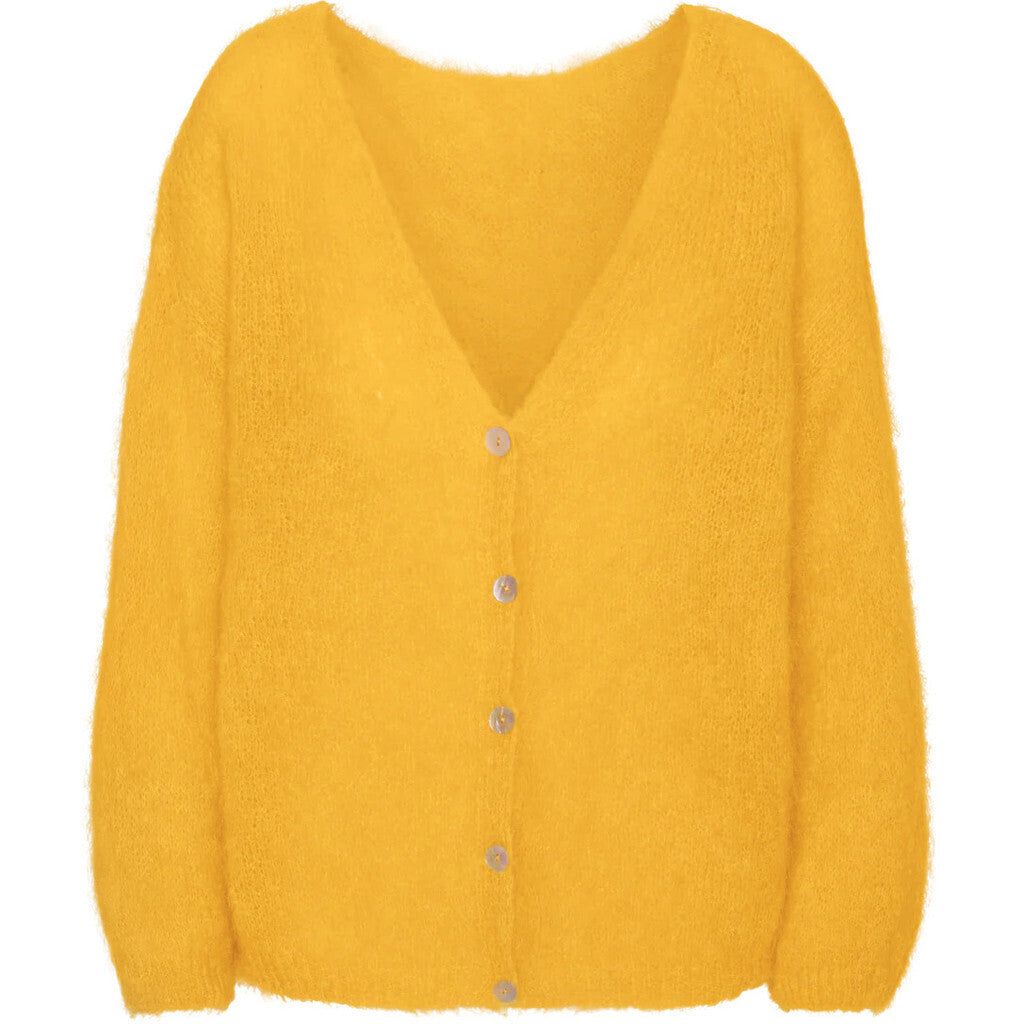 Cornelia LS Cardigan - Burnt Yellow sold by American Dream