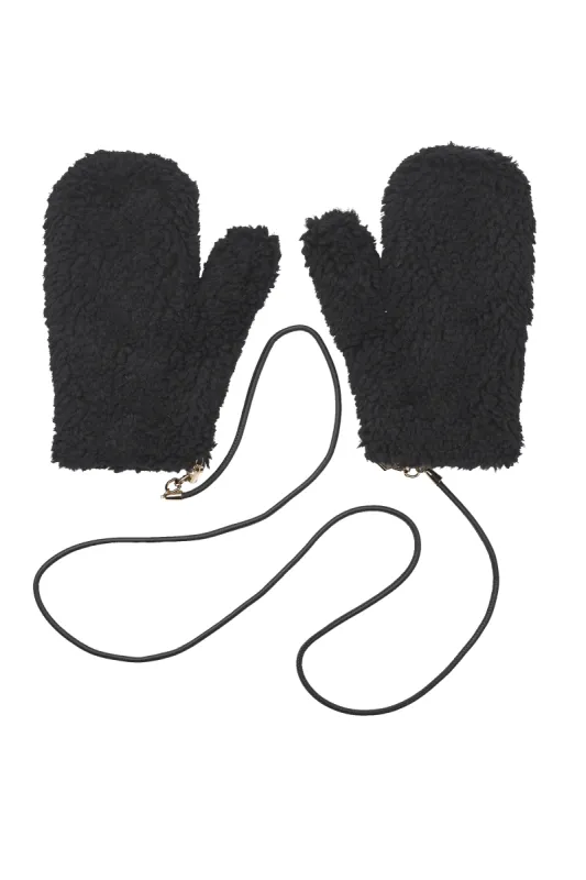 Louis Wool Gloves Black sold by Americandreams