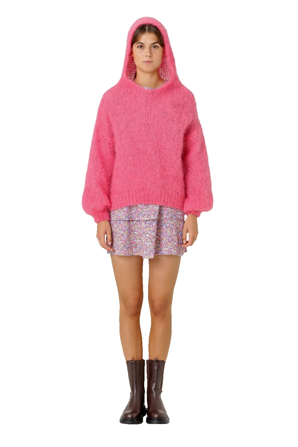 Antonella Mohair Hoodie Pink sold by Americandreams product image thumbnail 2
