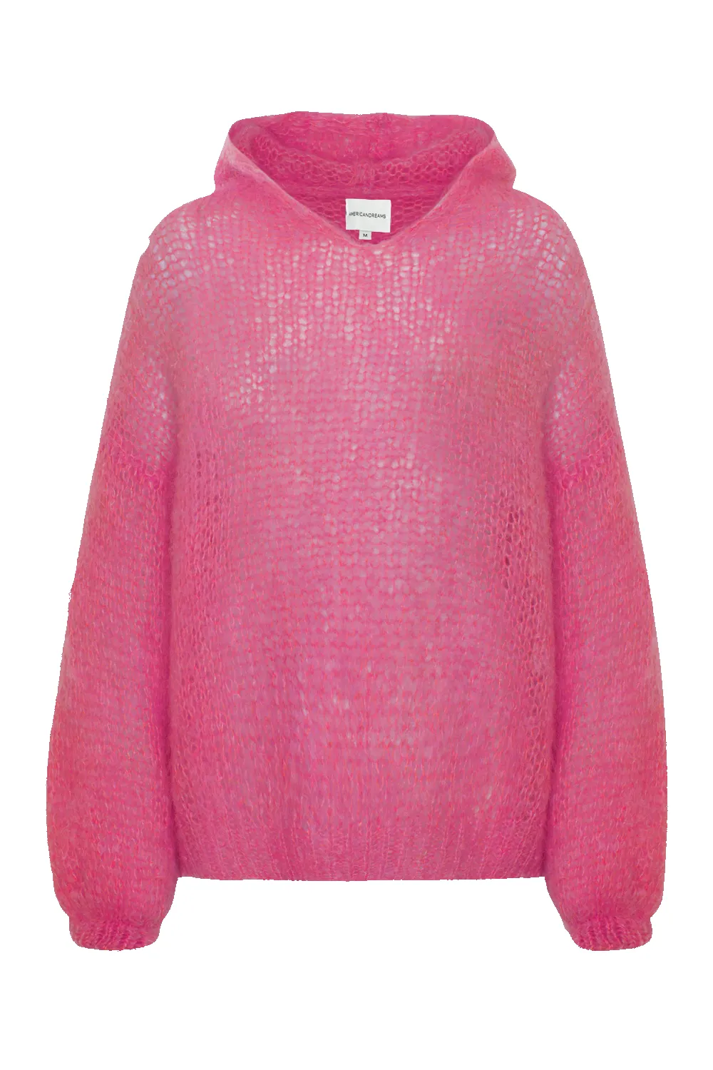 Antonella Mohair Hoodie Pink sold by Americandreams