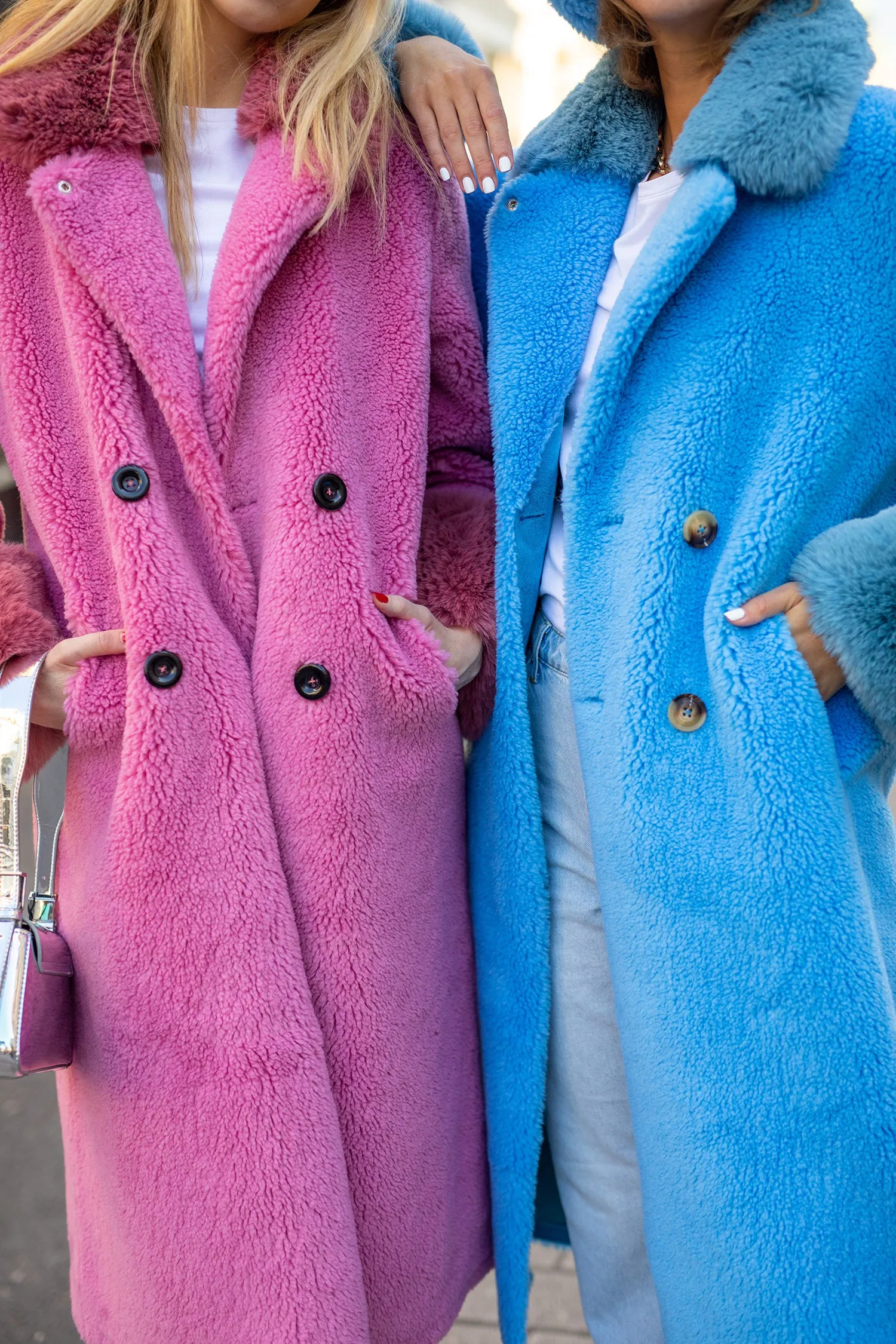 Fiona Long Wool Coat Sky Blue sold by Americandreams product image thumbnail 5