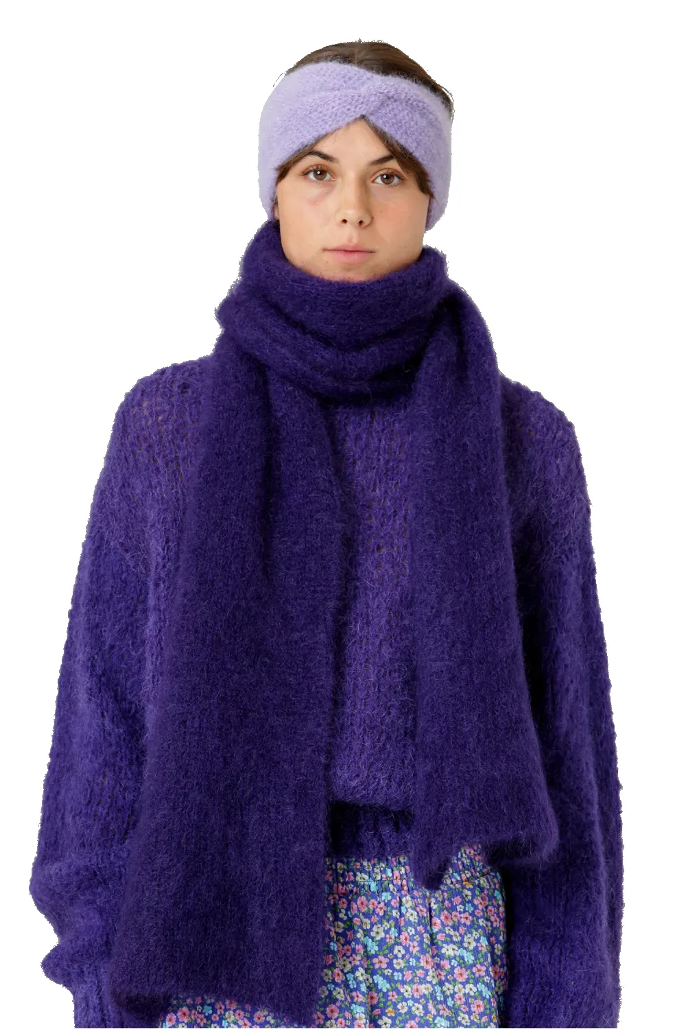 Andy Knit Headband Lilac - Sample sold by Americandreams product image thumbnail 2