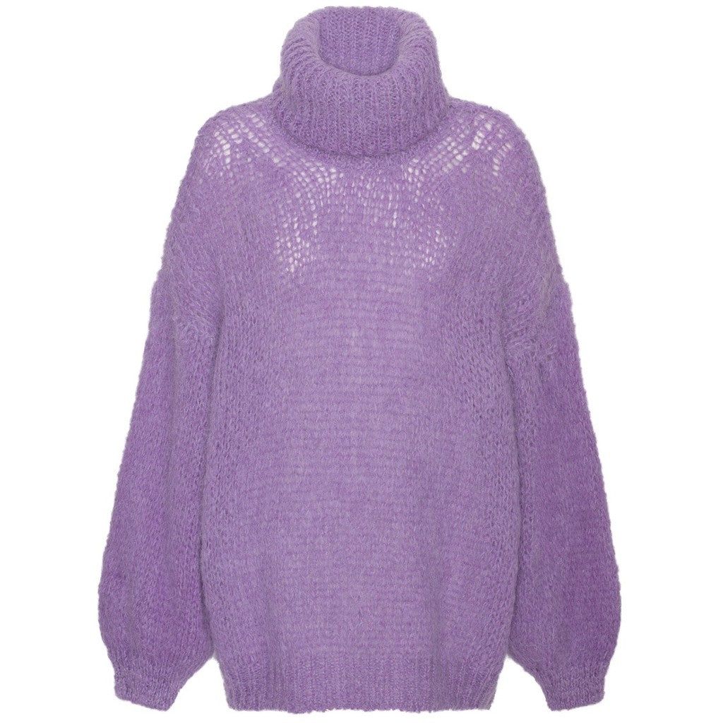 Pepper Roll Neck Alpaca Pullover - Lilac sold by American Dream
