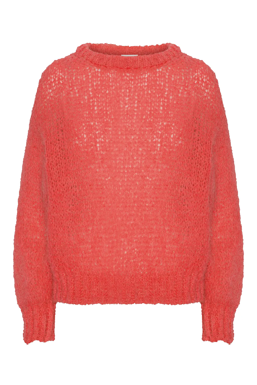 Leonnie Alpaca Pullover Coral Red sold by Americandreams