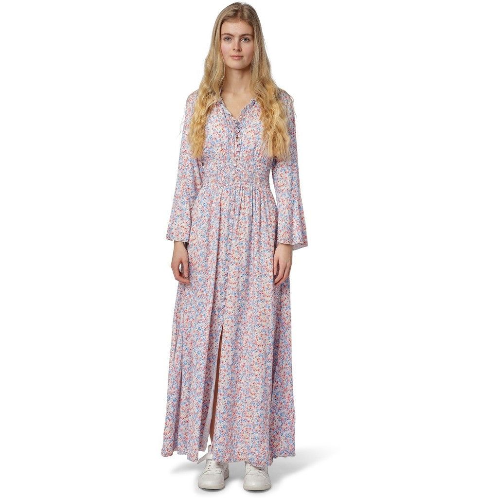 Sally Long Dress - Blue Multi Flower sold by American Dream product image thumbnail 2