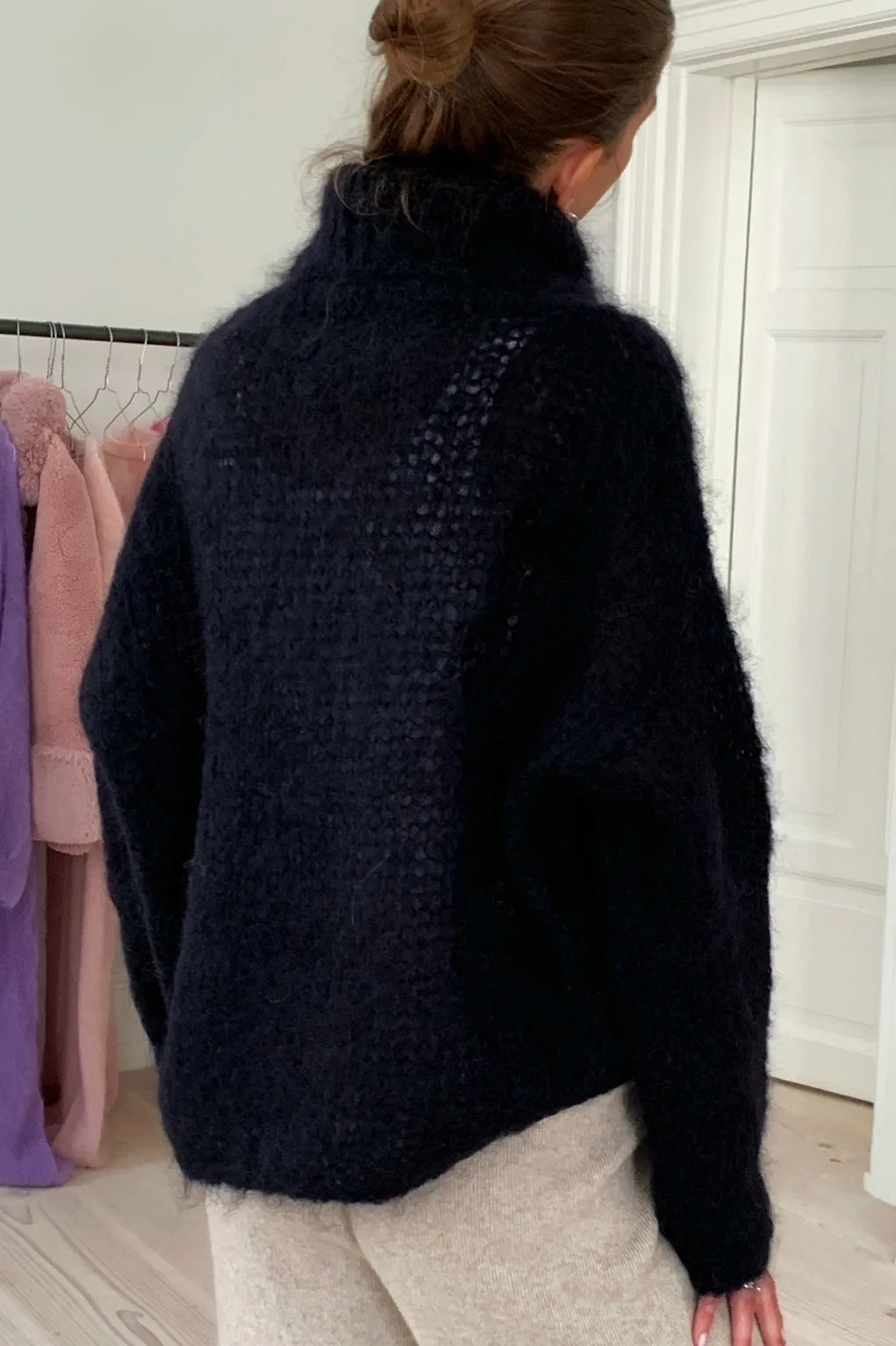 Livia LS Roll Neck Pullover Black sold by American Dream product image thumbnail 3