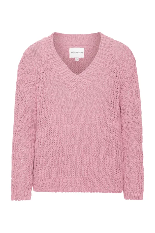 Sui Cotton Pullover Soft Berry made by Americandreams