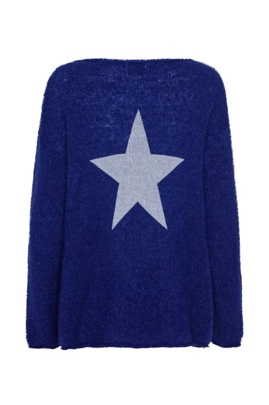 Molly LS Star Navy Blue sold by Americandreams