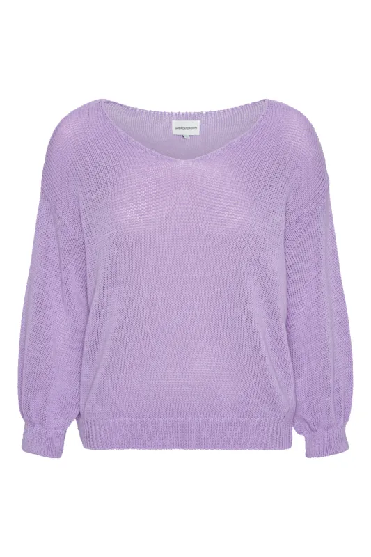 Milana LS Light Cotton Light Purple sold by Americandreams