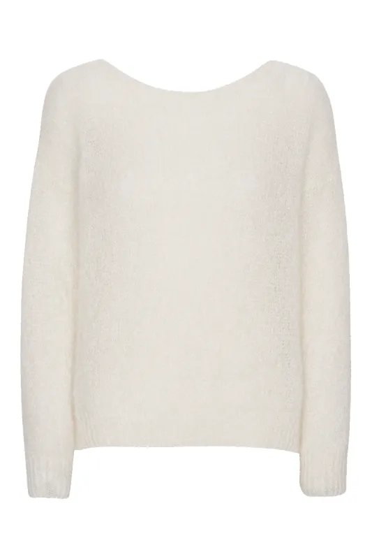 Carly Pullover White made by Americandreams