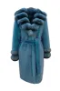 Sophia Faux Fur Long Blue - Sample sold by Americandreams