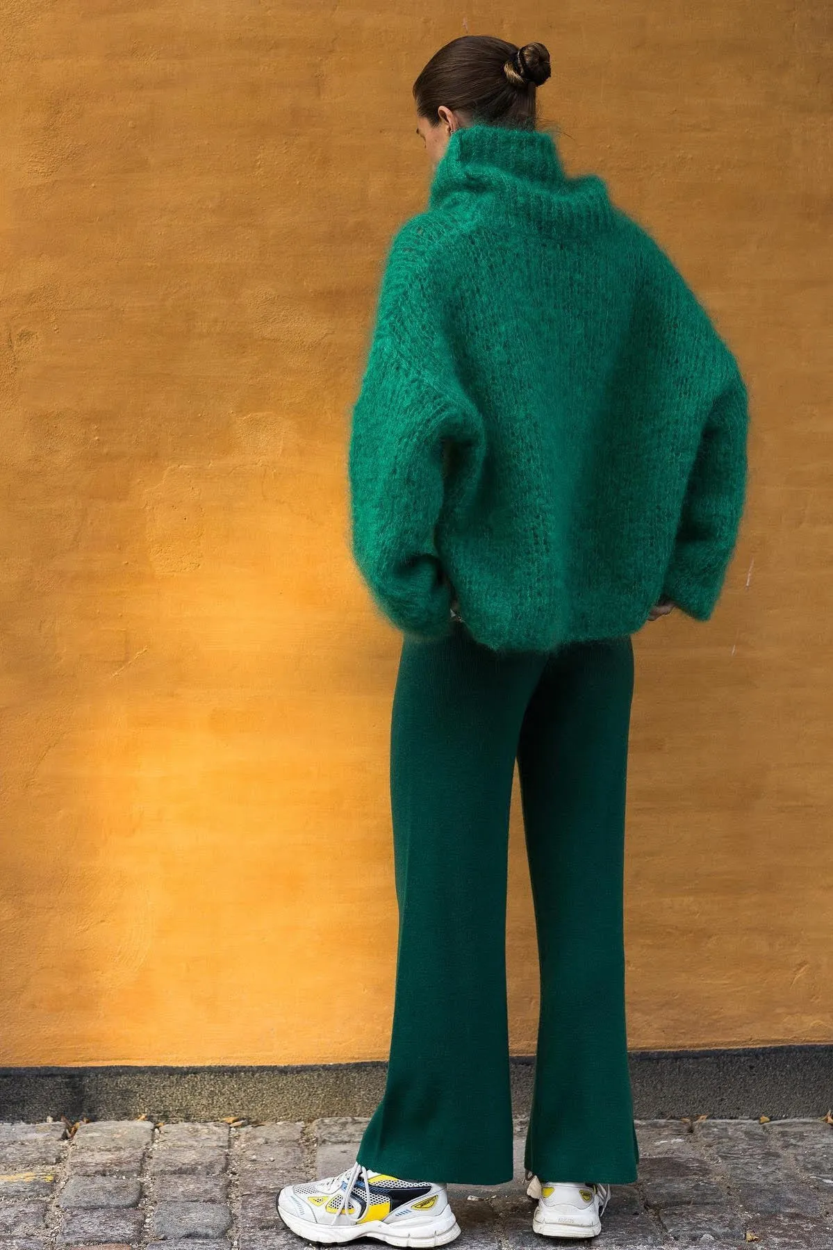 Livia LS Roll Neck Pullover Jade Green sold by Americandreams product image thumbnail 5