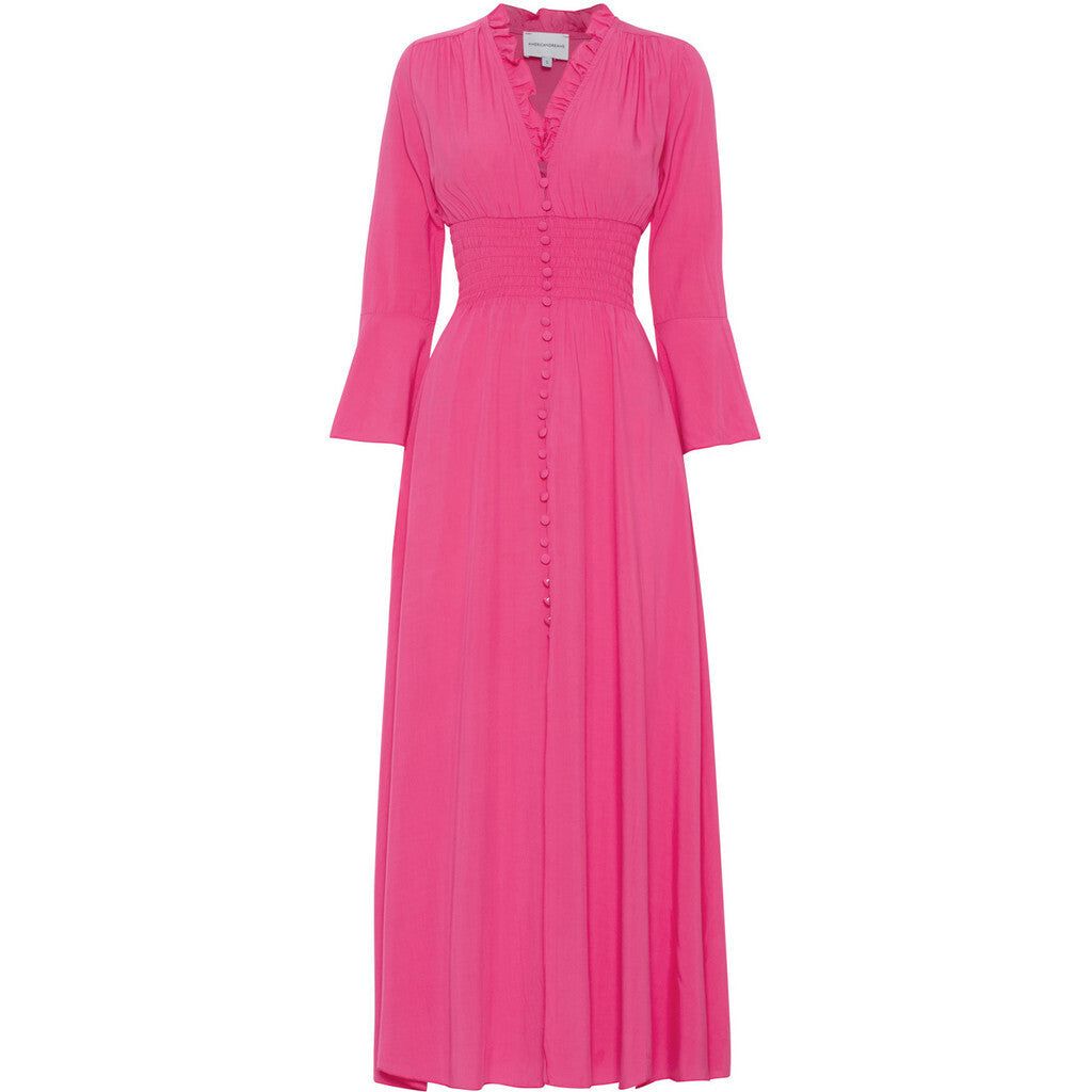 Sally Long Dress - Pink Solid sold by American Dream