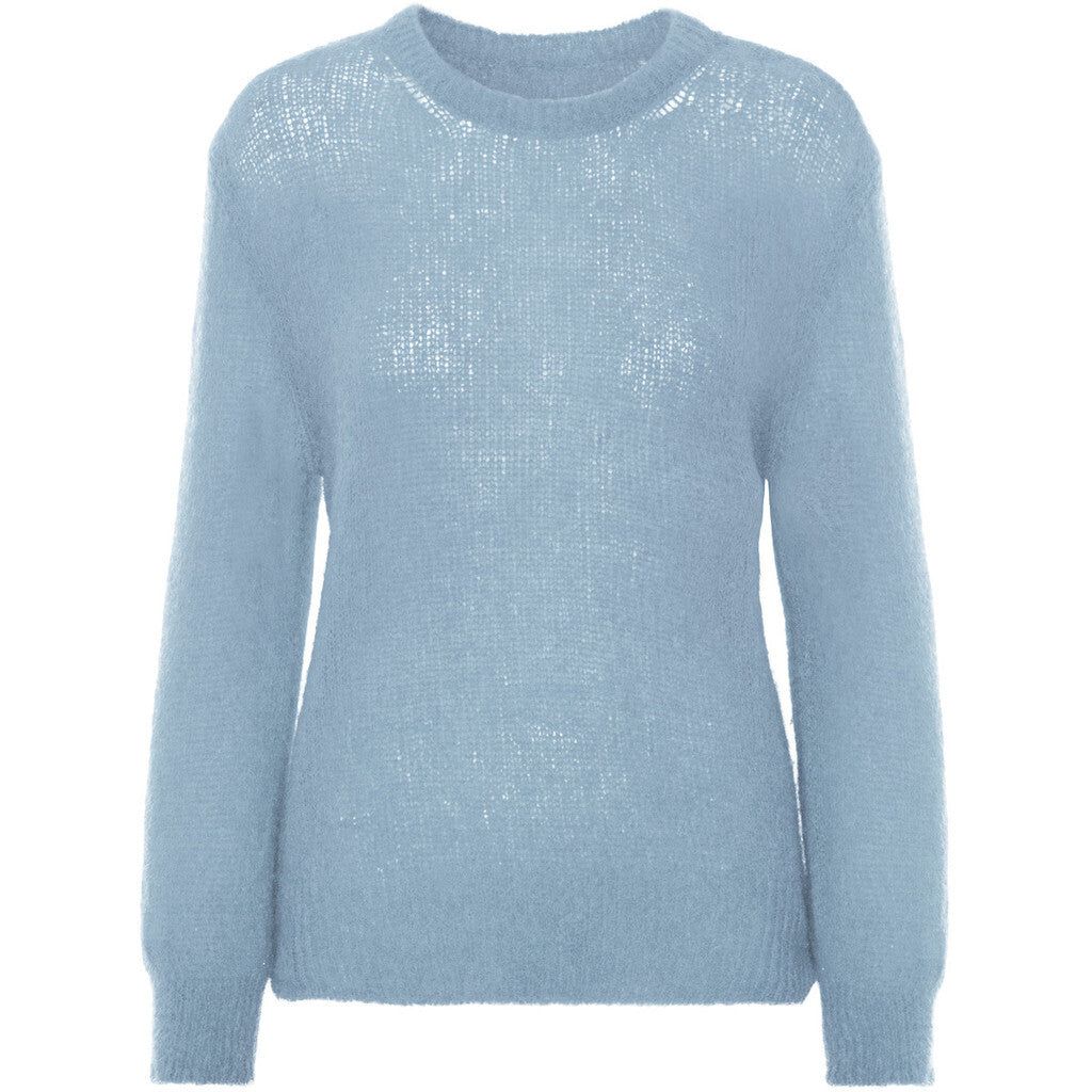 Ulla O Neck Knit Pullover - Light Blue sold by American Dream