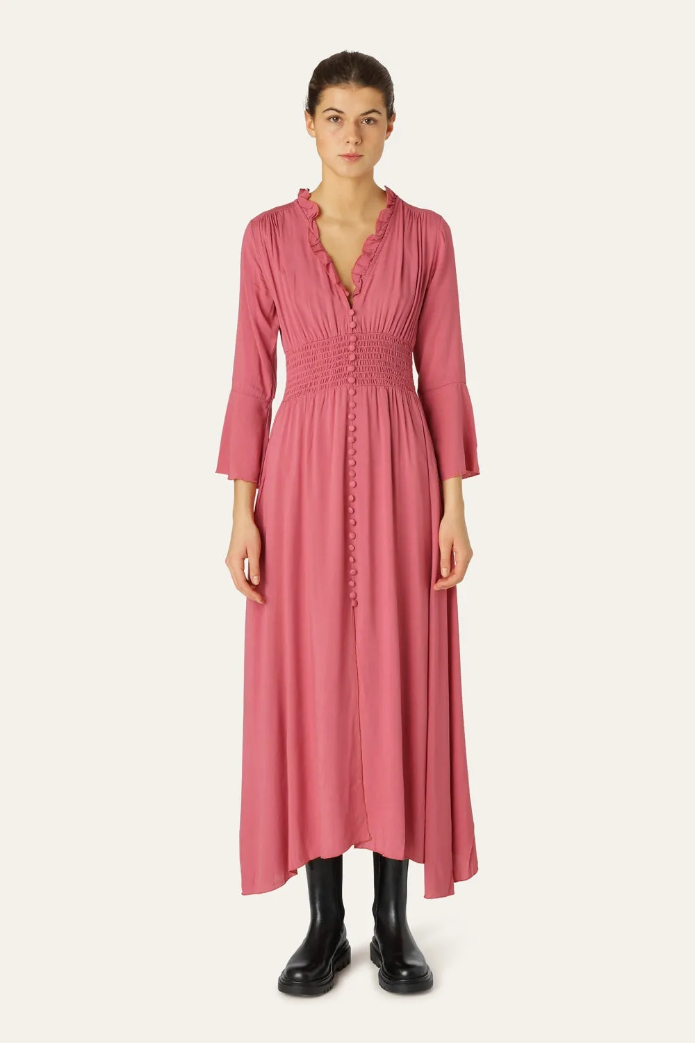 Sally Long Dress Coral Red sold by Americandreams product image thumbnail 2