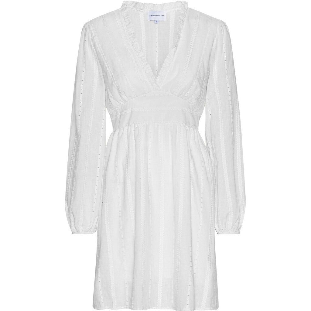 Umi Short Cotton Dress - White sold by American Dream