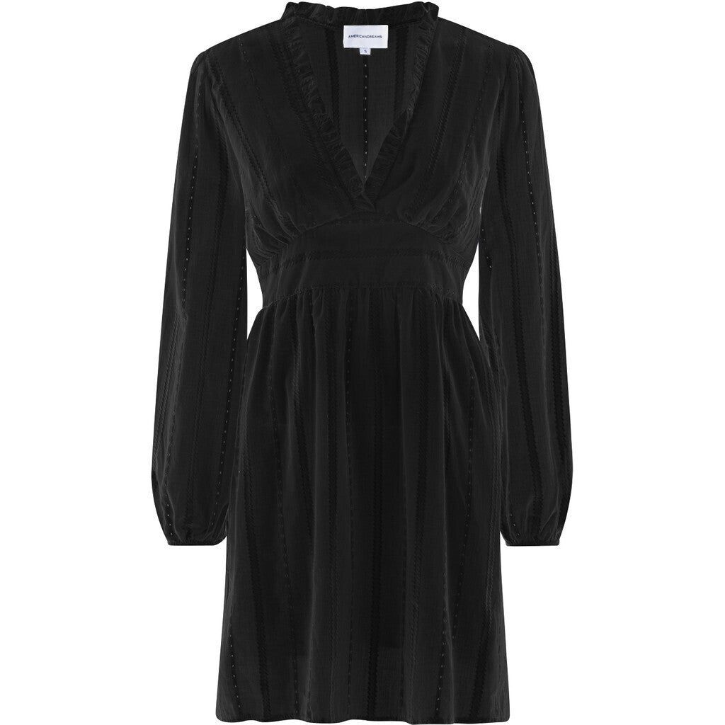 Umi Short Cotton Dress - Black sold by American Dream