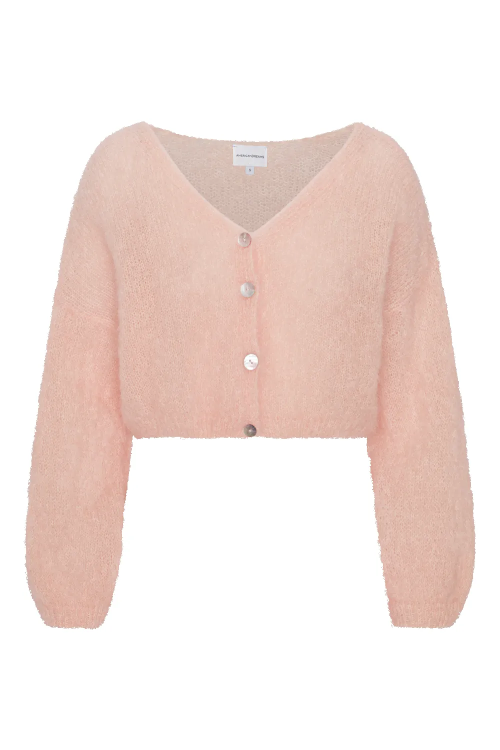 Cornelia Cropped Cardigan Peach sold by Americandreams