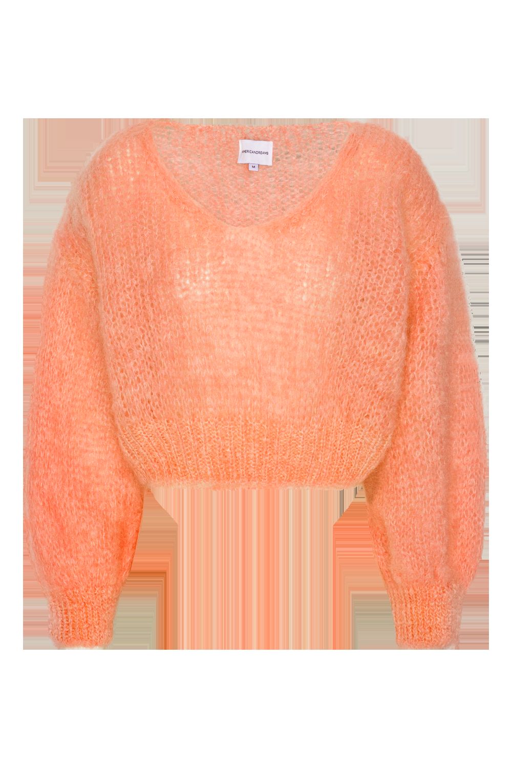 Milana Cropped Pullover Salmon sold by American Dream