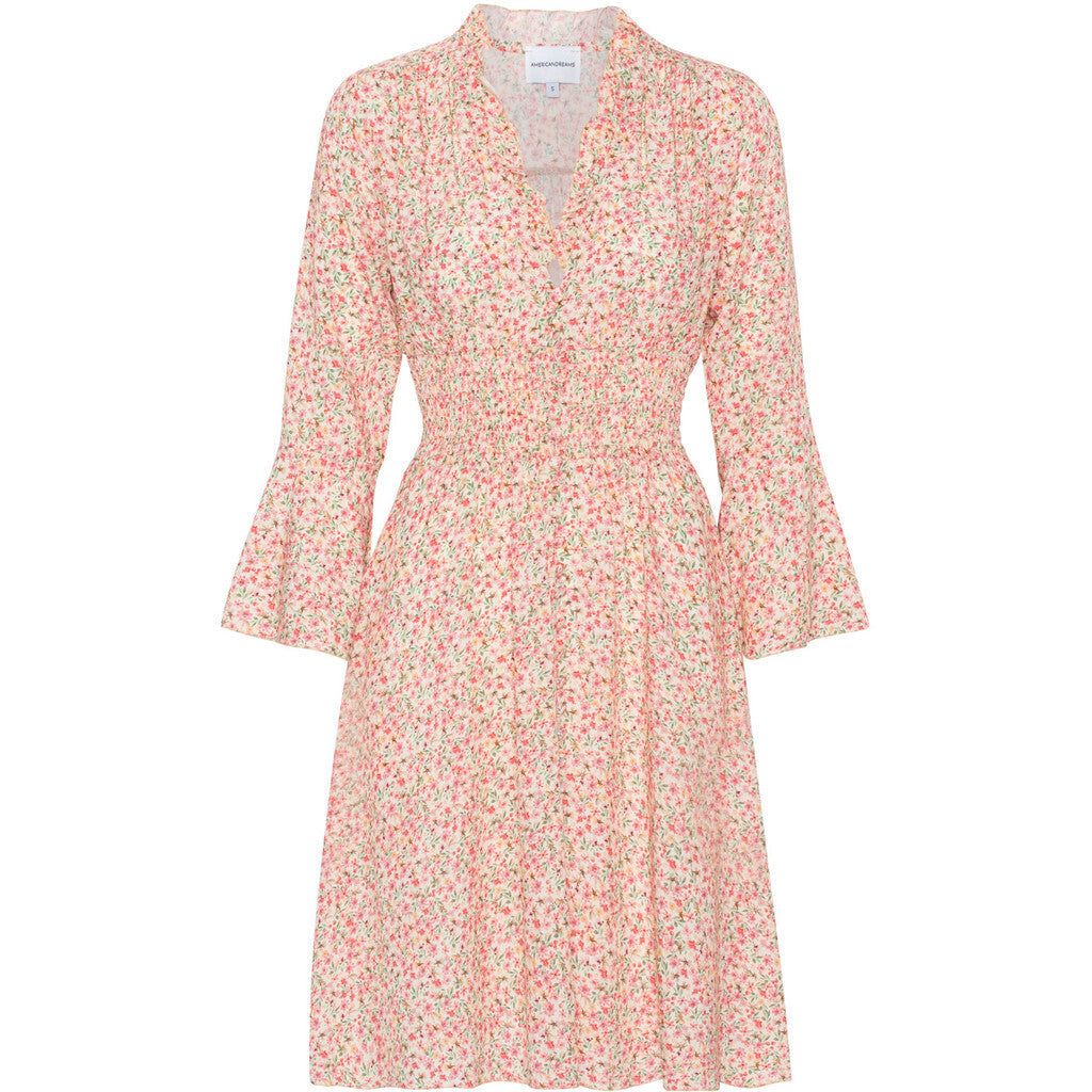Sally Short Dress - Light Pink Flower sold by American Dream