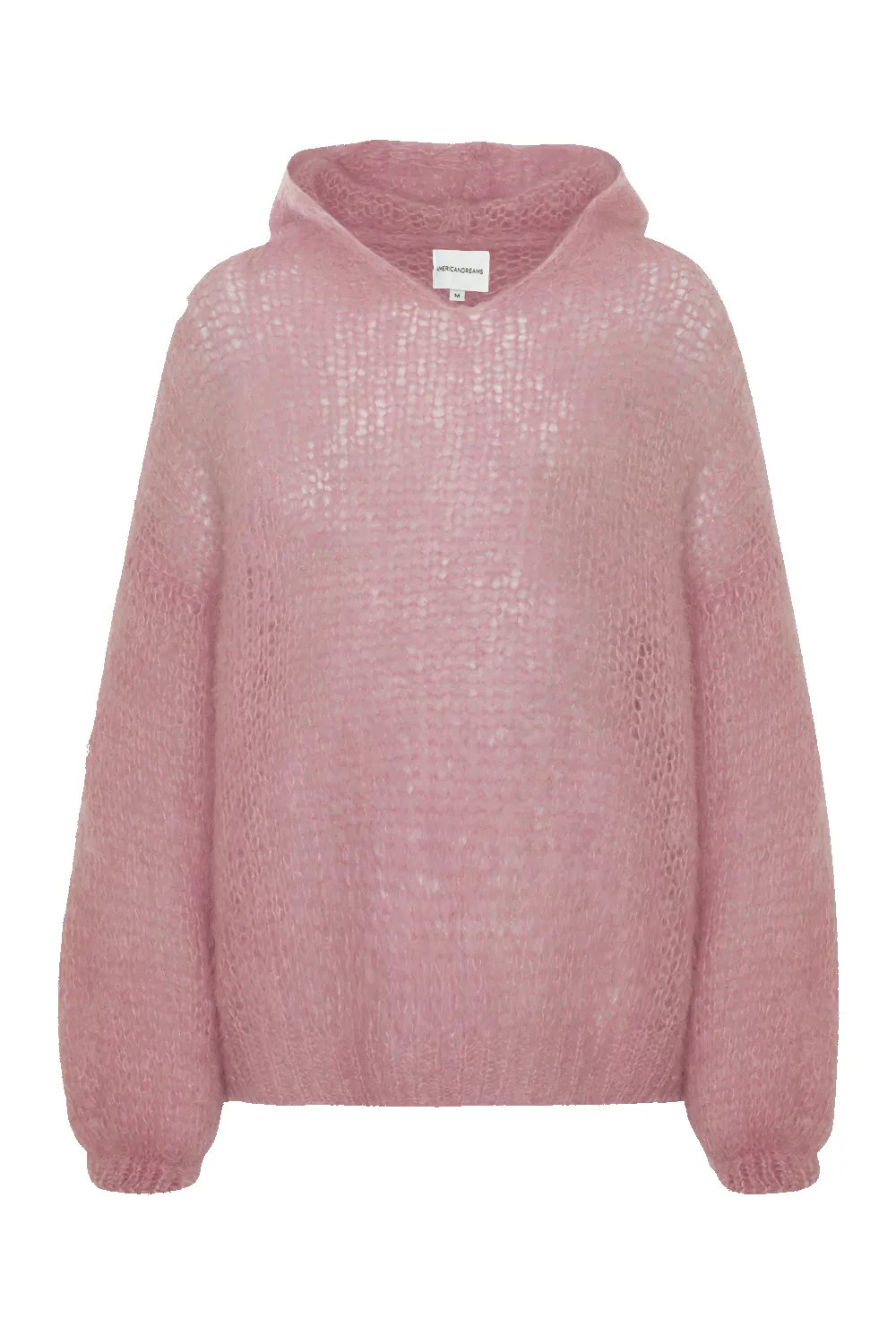 Antonella Mohair Hoodie Light Pink sold by Americandreams