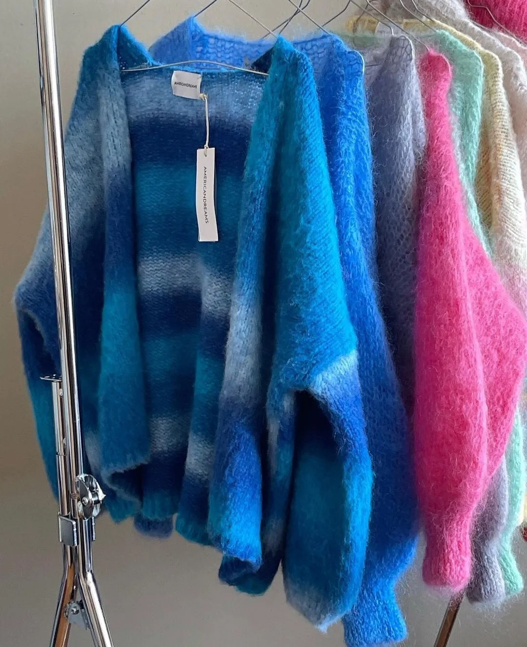 Caroline Cardigan Blue Ombre - Sample sold by American Dream product image thumbnail 3