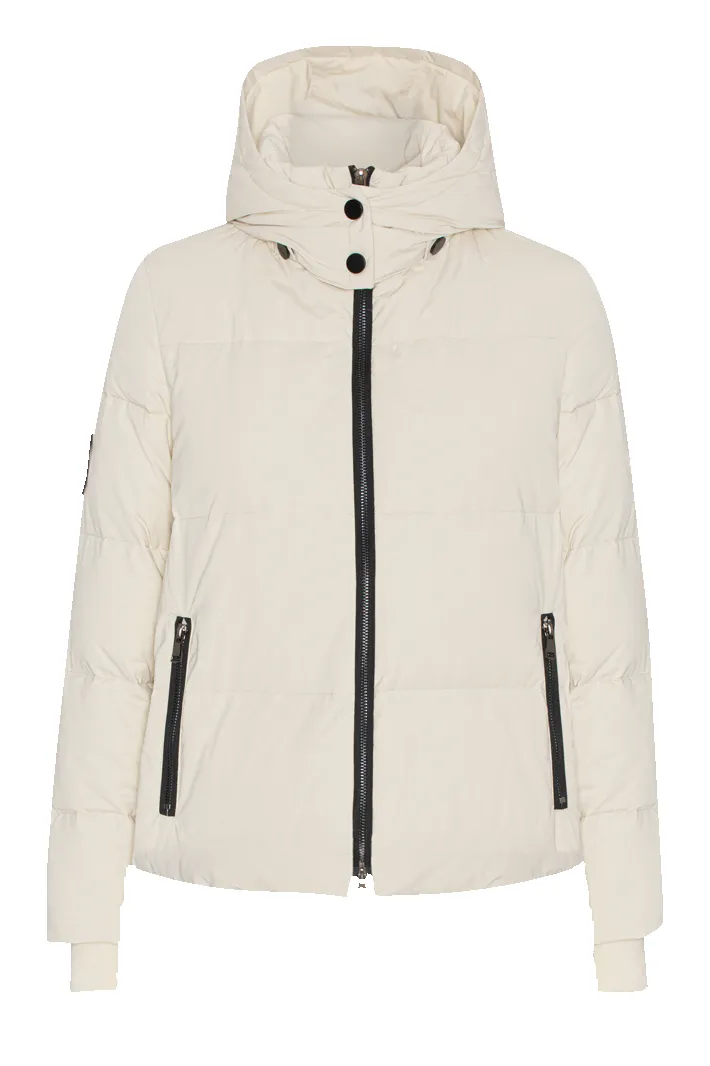 Daniye Short Down Jacket Cream White - Sample sold by Americandreams